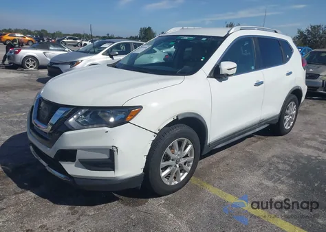 2017 Nissan Rogue Sv z USA, uszkodzony, nr VIN KNMAT2MT6HP592258